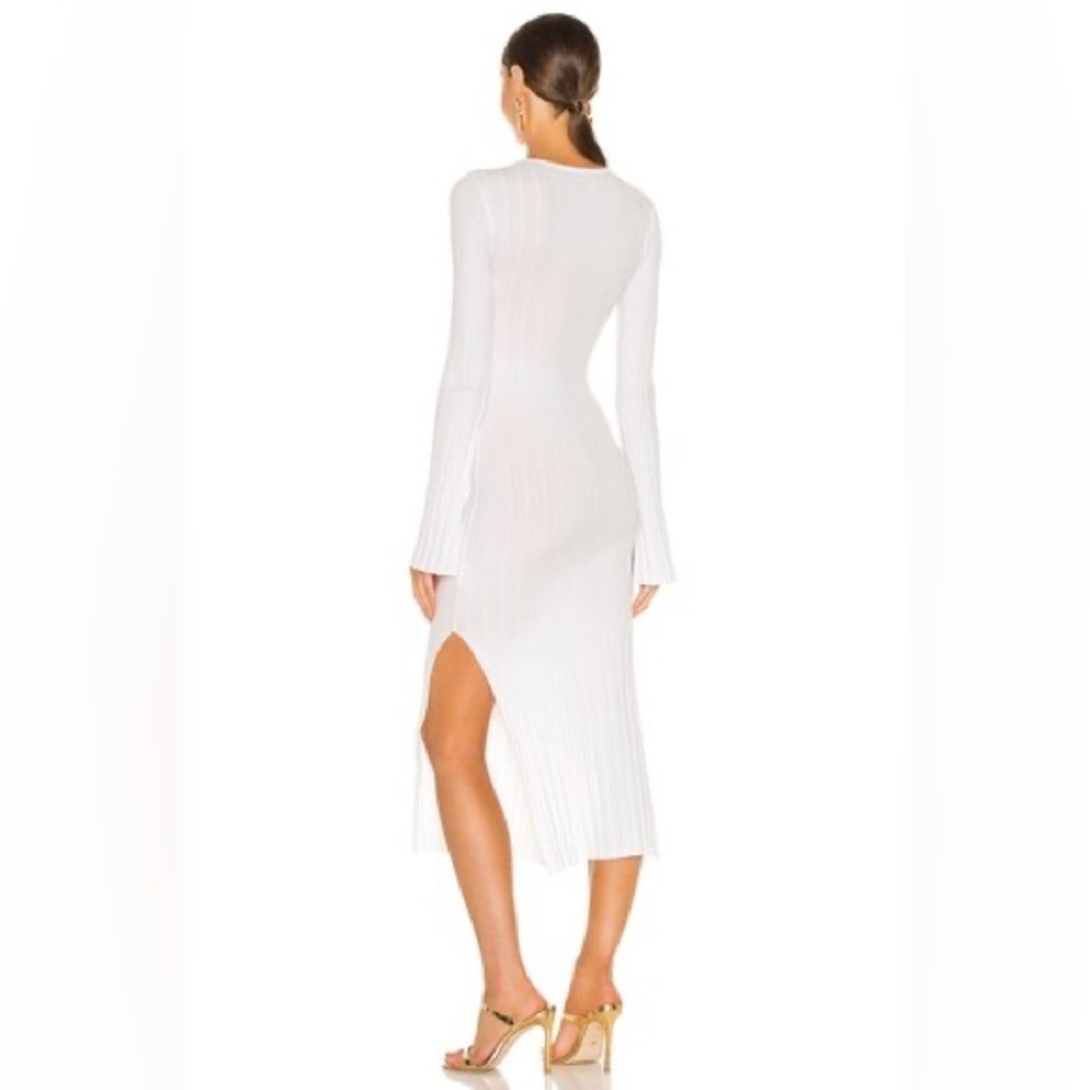 Michael Costello Robe Gemma White Dress - Picture 3 of 3